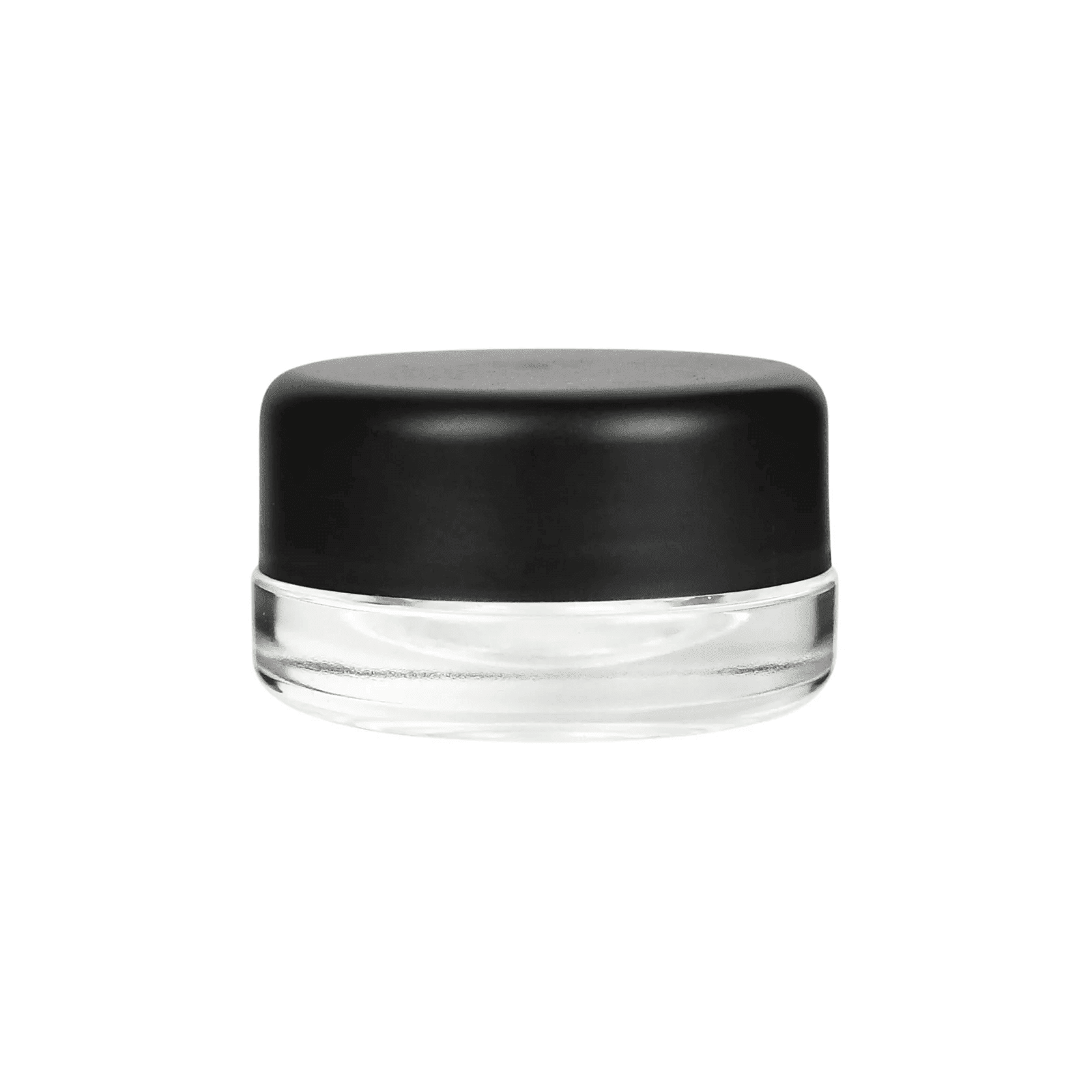 7ml  Child Resistant Glass Jar With Black Cap - 1 Gram - 320 Count