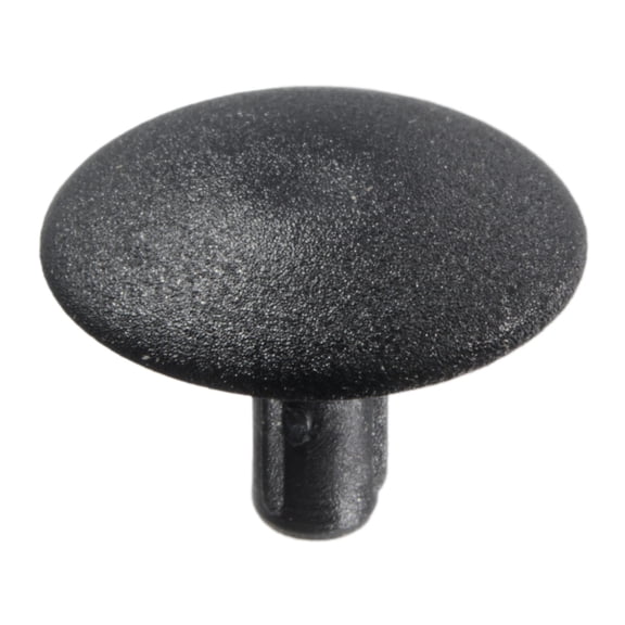 7mm Black Nylon Plastic Phillips Trim Caps (20 pcs.)