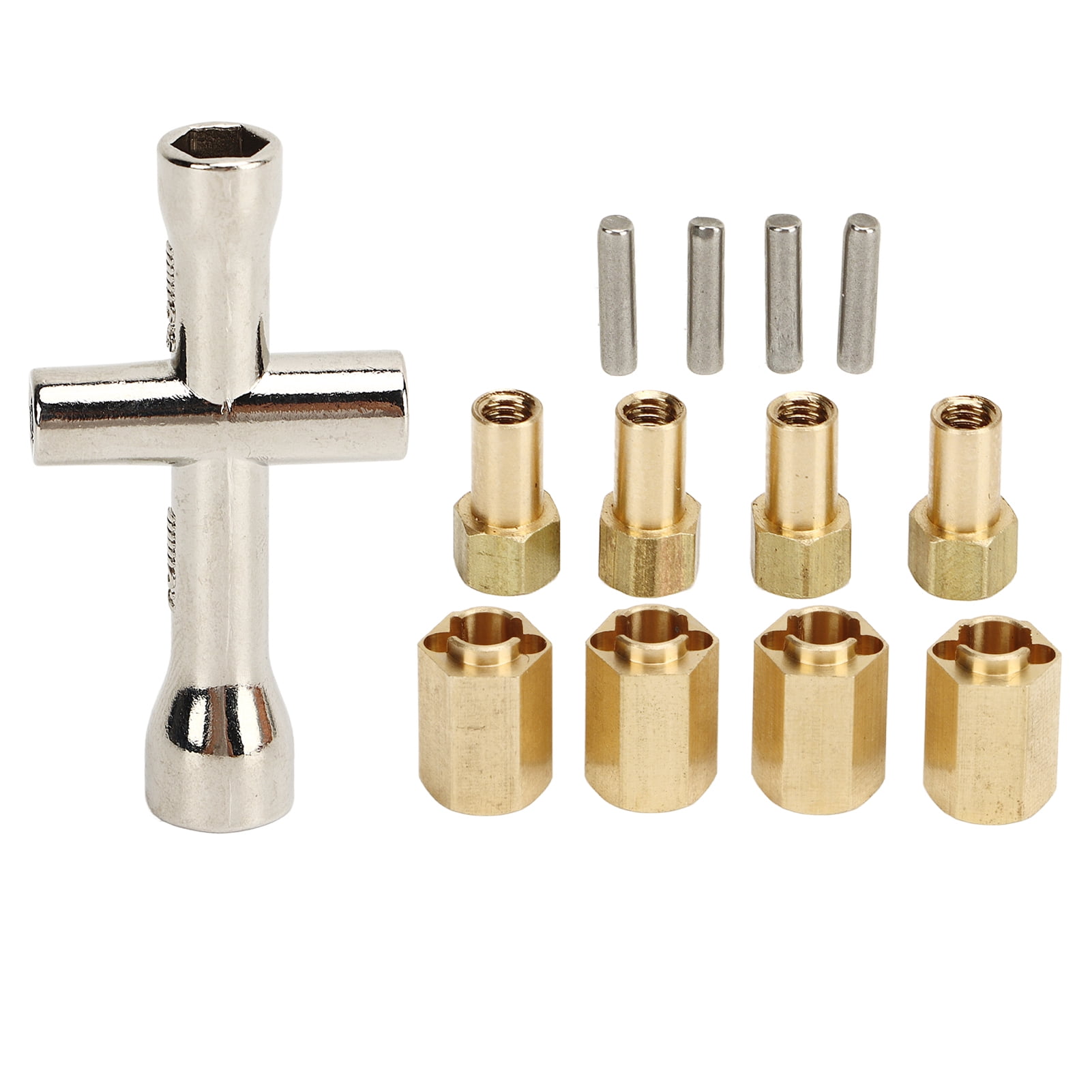 7mm Brass Wheel Hex Hub Extenders RC Wheel Spacers Brass Extended