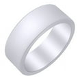 thumbnail image 1 of AFFY 7mm Flat Comfort Fit Band Ring in 14k White Gold Ring Size : 12.5, 1 of 1