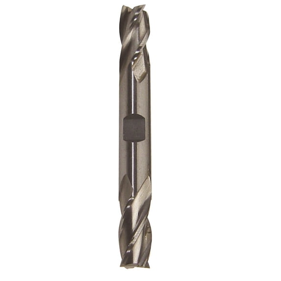 7mm HSS 4 Flute Double End, End Mill, Qualtech, DWC7MM-4FDE