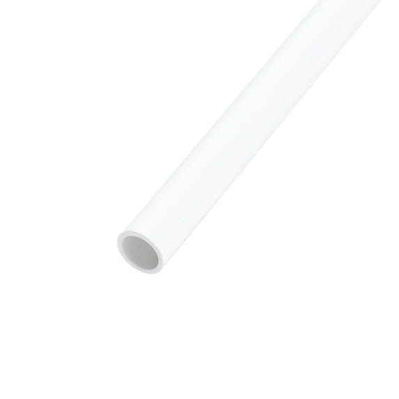 Uxcell Rigid Round Pipe White High Impact for Water Pipe 0.28 x 0.35"