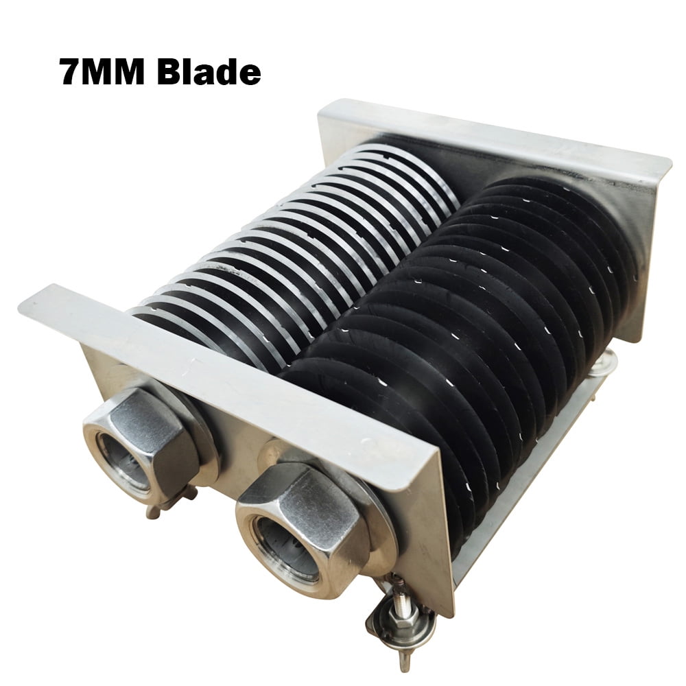 7mm Stainless Steel Blade for TJ130L/QE/QH/QSJ-A Meat Cutting Machine Blade Replacement