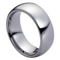 thumbnail image 1 of 7mm Tungsten Carbide Classic High polish Domed Wedding Band Ring For Men Or Ladies, 1 of 3