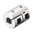 thumbnail image 1 of 7mm to 7mm Shaft Coupling 25mmx20mm Coupler Aluminum Alloy Joint Motor, 2 Pack, 1 of 5