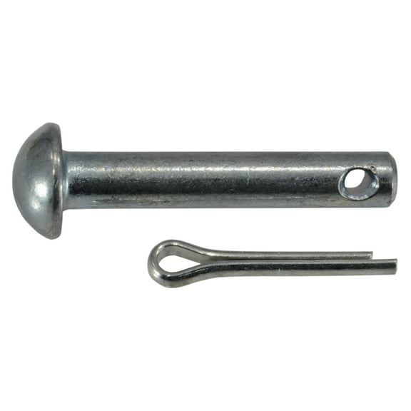 7mm x 14mm x 40mm Zinc Plated Steel Shear Pins (12 pcs.)