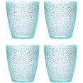 thumbnail image 1 of 7oz Acrylic Drinking Glasses 4Pcs Tumblers Drinkware, Reusable Unbreakable Water Glasses Cups Stackable Dishwasher Safe for Home Outdoors Restaurant,Light Blue,7oz, 1 of 7