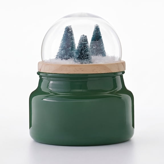 Mainstays Alpine Forest Scented Candle 7oz with Snowglobe Lid