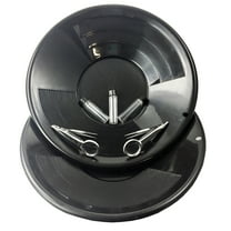 7pc ASR Outdoor Classic Field Gold Panning Kit Black Dual Riffle Pans