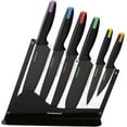thumbnail image 1 of Cuisinart Advantage Nonstick Ceramic-Coated Knife Set, 7-Piece Acrylic Block Stainless Steel Knives for Precise Cutting, Durable Kitchen Knife Set with Ergonomic Handles, C55-7PCE, 1 of 5