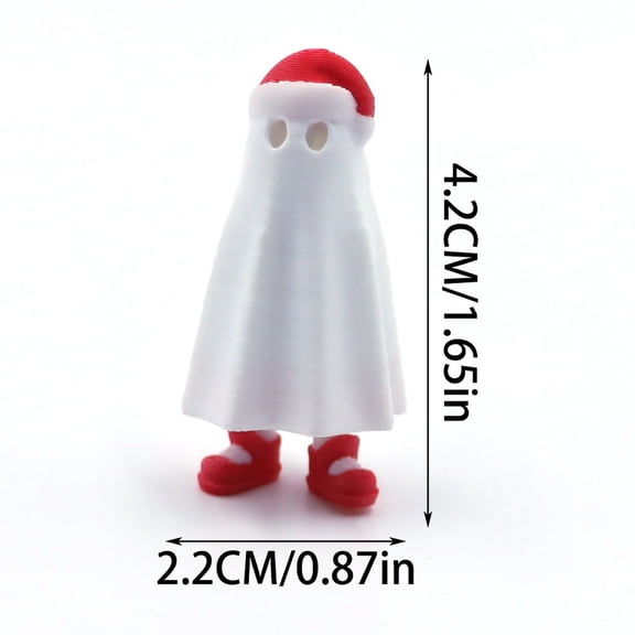 7pc Little Red Riding Hood Ghost Size: 6*6*6cm 3D Printed Wild Animal Figurine