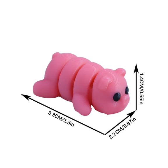 7pc Pinky Pig Size: 6*6*6cm 3D Printed Wild Animal Figurine