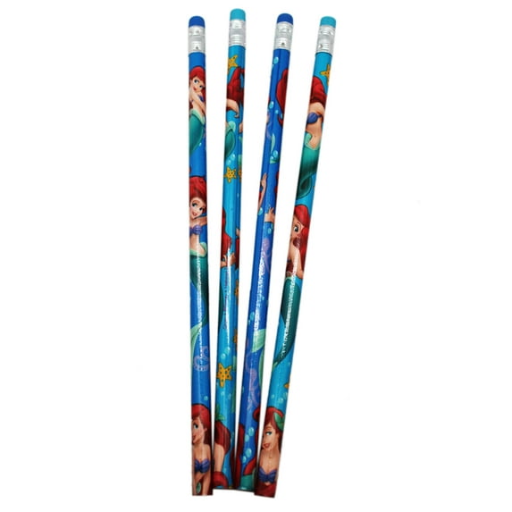 7pc-Set Disney's The Little Mermaid Two Design Wooden Pencil Set