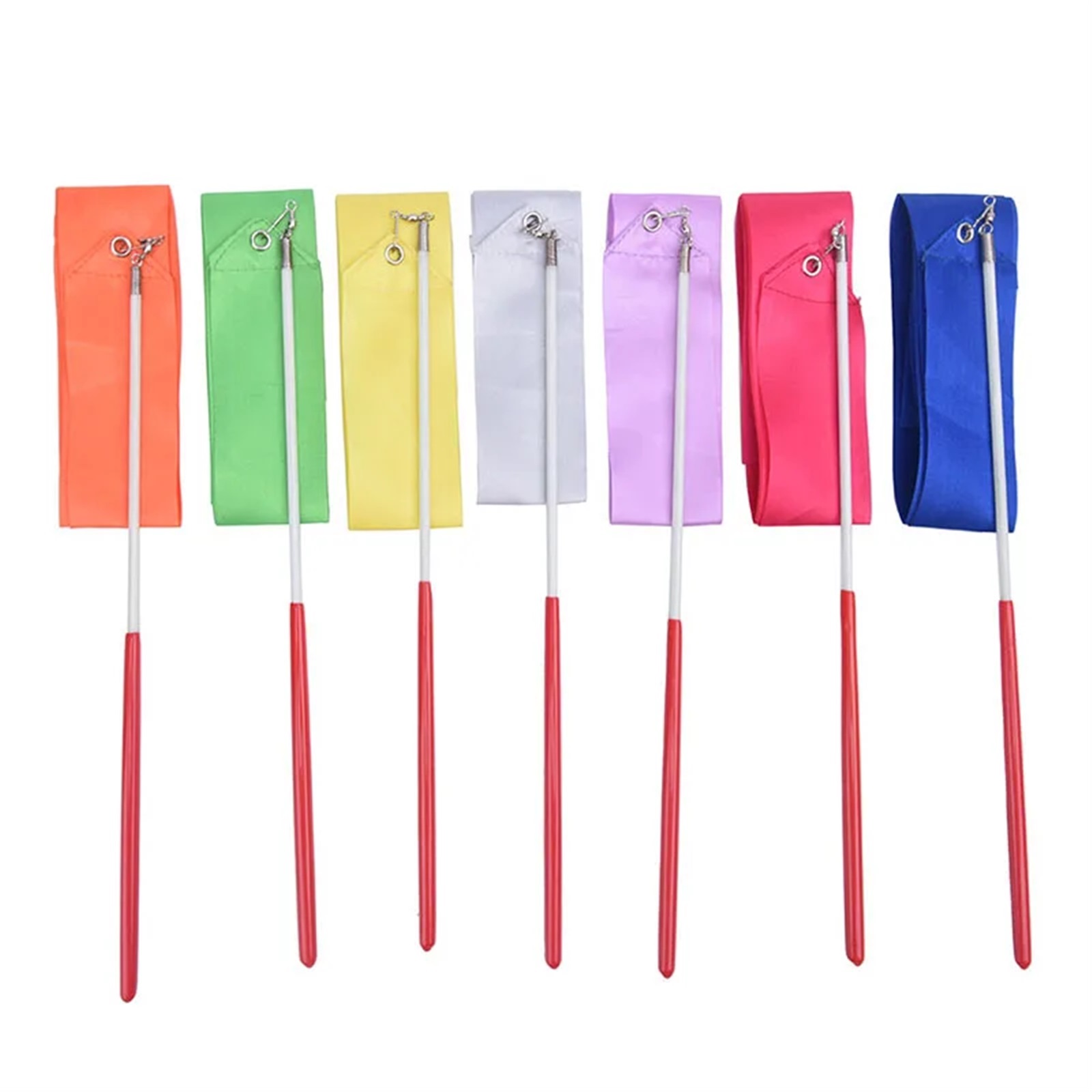 7pcs 2M Rhythmic Gymnastics Equipment Ballet Streamer Dance Ribbon ...