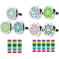 thumbnail image 1 of 7pcs 30mm Aromatherapy Essential Oil Car Diffuser Vent Clips, 36pcs Refill Pads+ 60pcs Refill Pads, 1 of 8