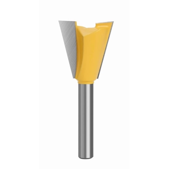 7pcs 6.35mm Shank Dovetail Joint Bit Set 14 Degree Woodworking Engraving Bit Milling Cutter For Wood ,High Efficiency