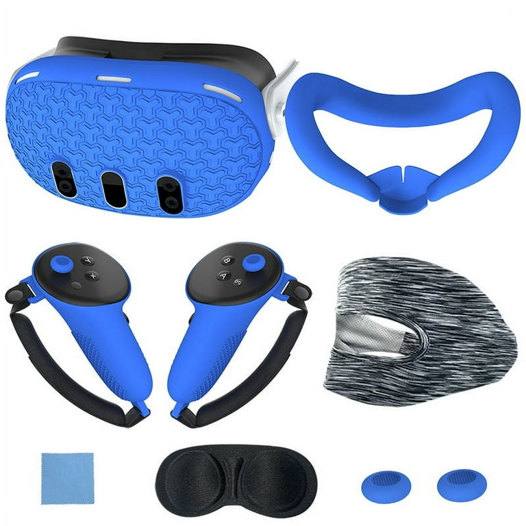  Quest 3 アクセサリーセット 7pcs Accessories Set Soft VR Protective Cover for Meta Quest 3