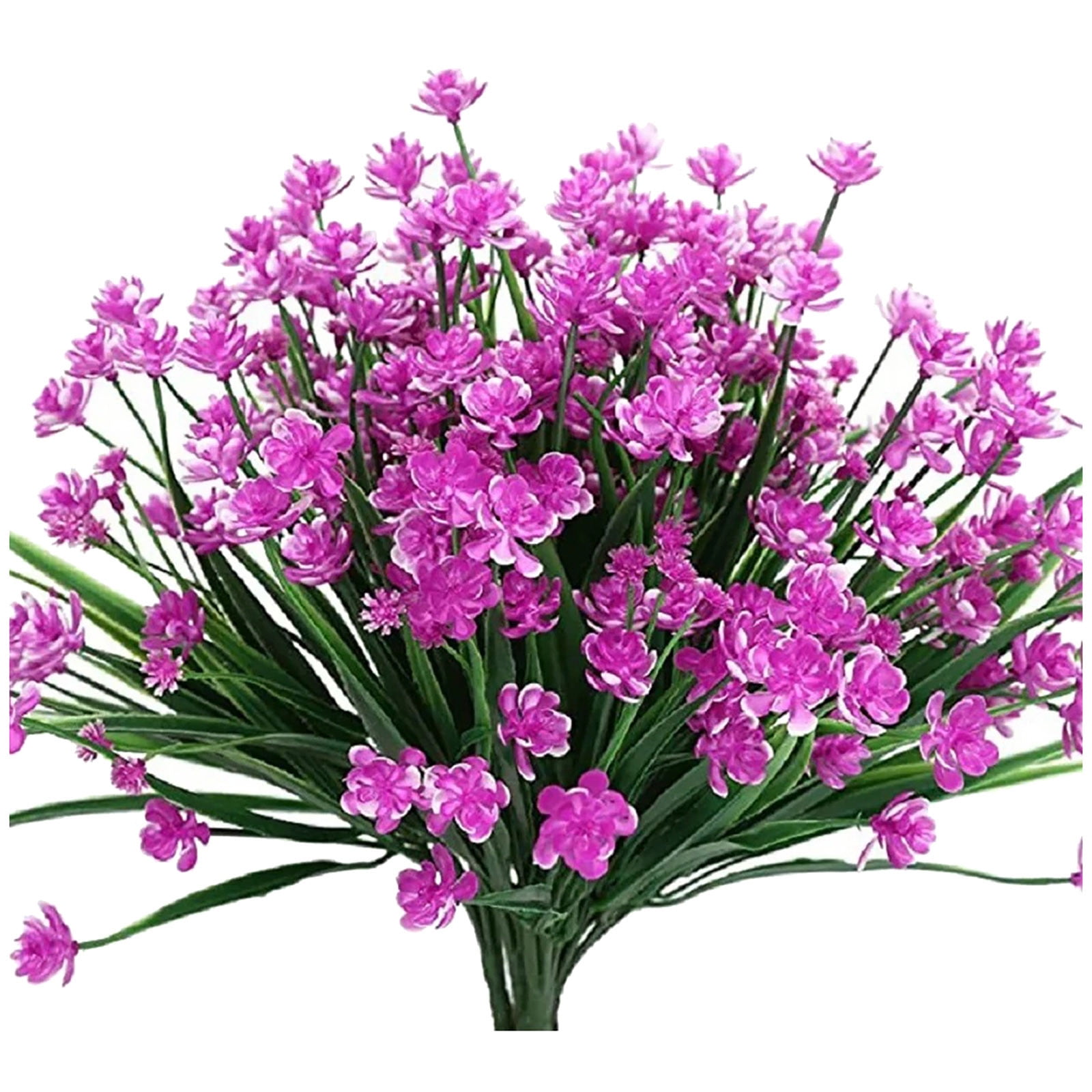 7pcs Artificial Flowers for Outdoor Decoration Plastic Flowers Outdoors