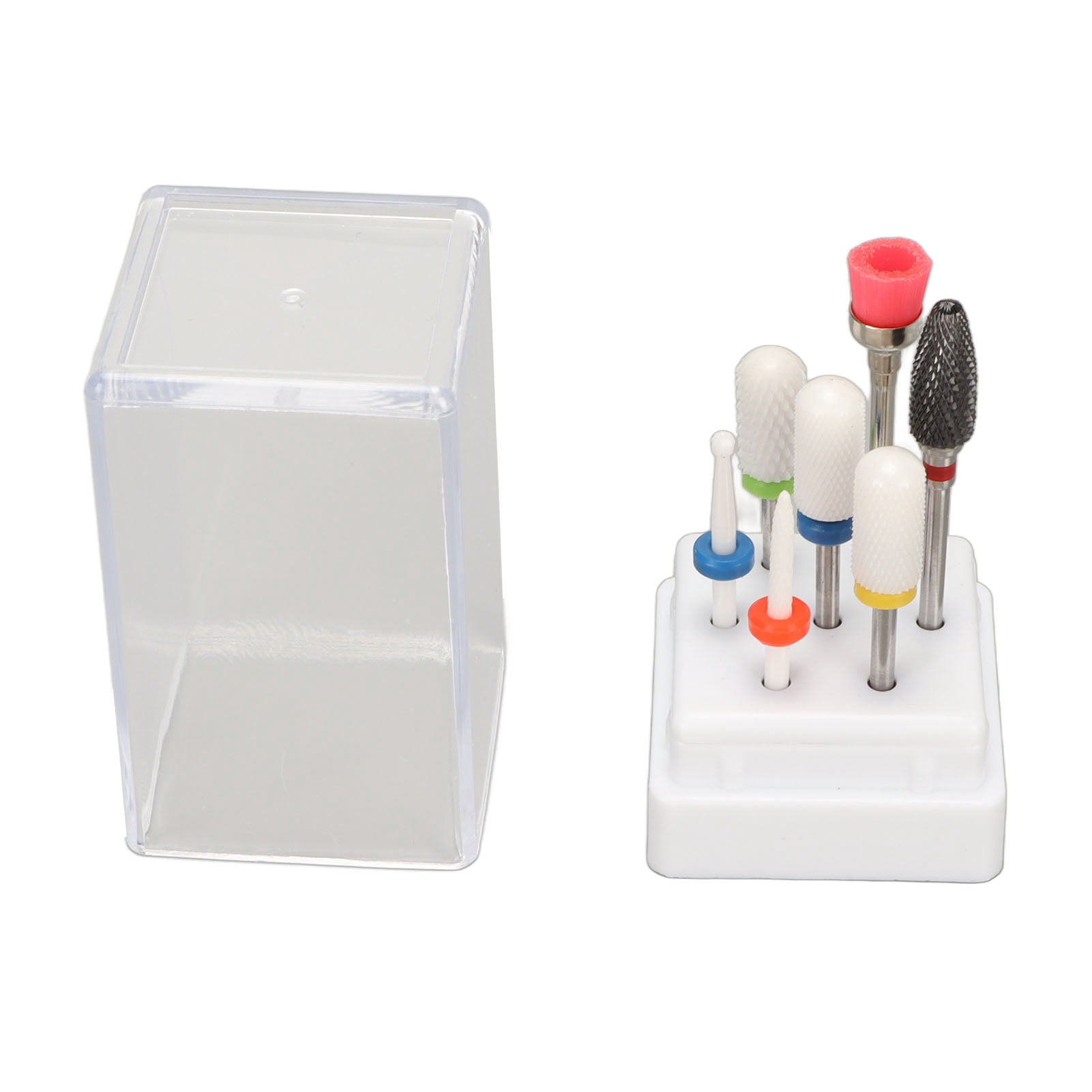 7pcs Ceramic Nail Drill Bit Set Professional Home Salon Cuticle Remover