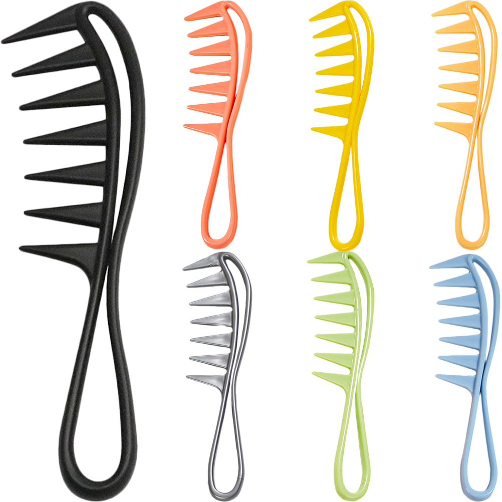 7pcs Detangling Combs Hair Combs Women Wide Tooth Combs for Curly Hair