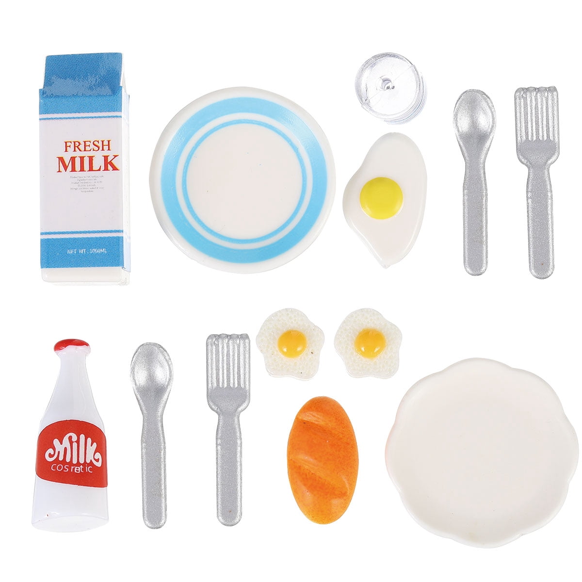 Miniature Kitchenware Set for Doll House Decor Made of Resin and ...
