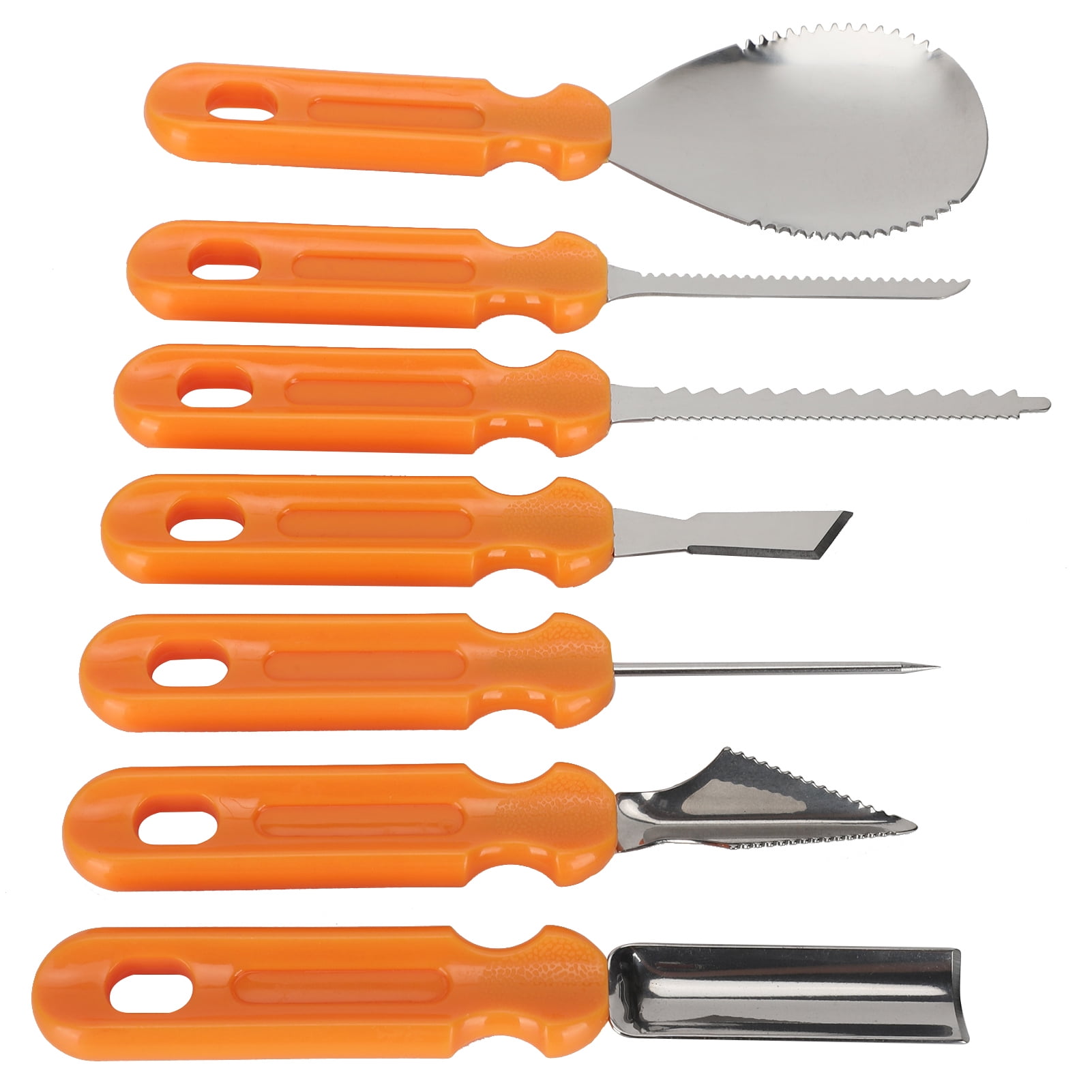 7pcs Halloween Pumpkin Carving Tools Kit Stainless Steel Pumpkin