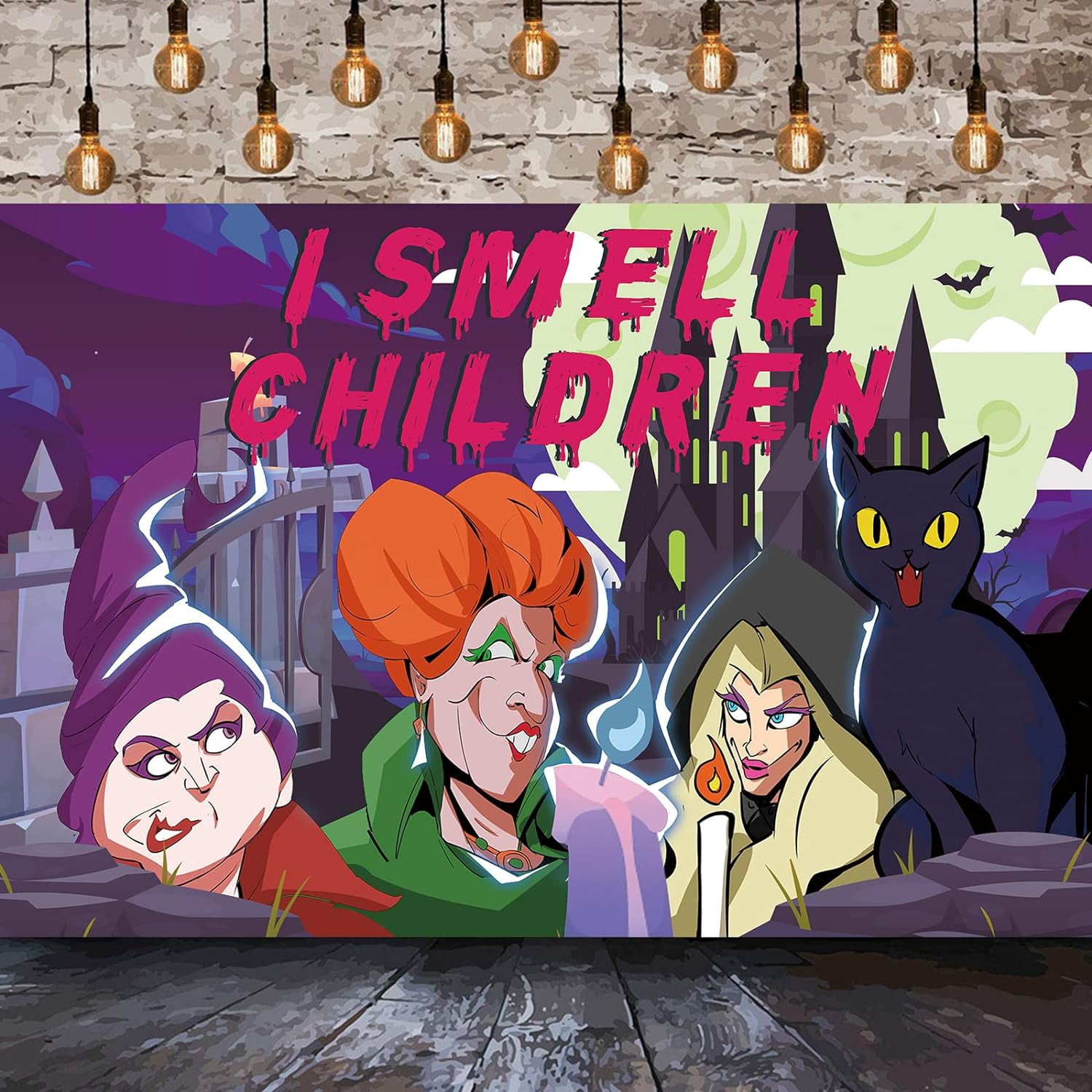 7pcs Hocus Pocus Table Centerpiece,6 Inches Hocus Pocus Party Decorations