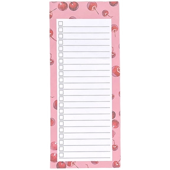 7pcs Magnetic Notepads – Notepads for Grocery List, Shopping List, To-Do List, Reminders -Strong Magnetic Back- Memo Notepad with Realistic Fruit Designs,Magnetic Tear-off Notepad L 21.3*8.9*0.6cm