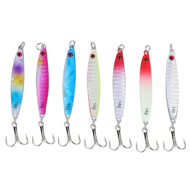7pcs Mini size Fish Shape Fishing Hard Lure Bait with Hooks Fishing