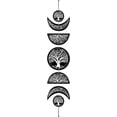 thumbnail image 1 of 7pcs Moon Phase Wall Hanging Boho Decor Wooden Wall Art Witchy Decor Black Wooden Moon Cycle Signs Gothic, 1 of 8