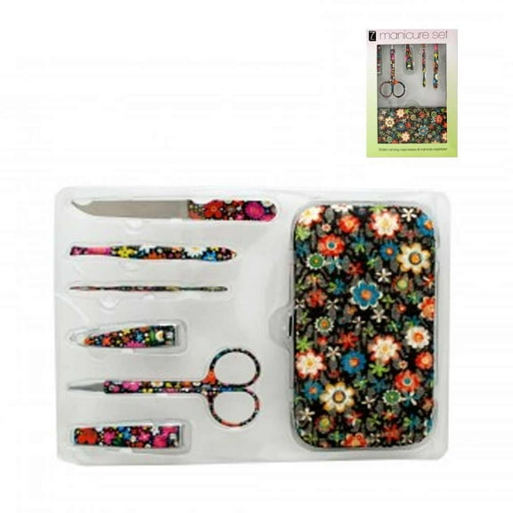 7pcs Pedicure Manicure Set Nail Care Clipper Scissors Travel Kit Tool Grooming