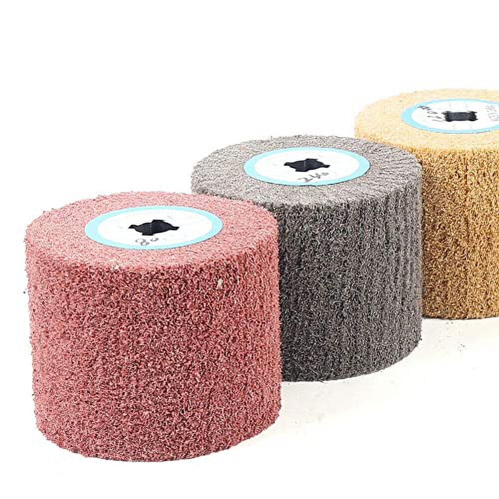 7pcs Polishing Drawing Wheel Rapid Repair Brush Drum Burnishing