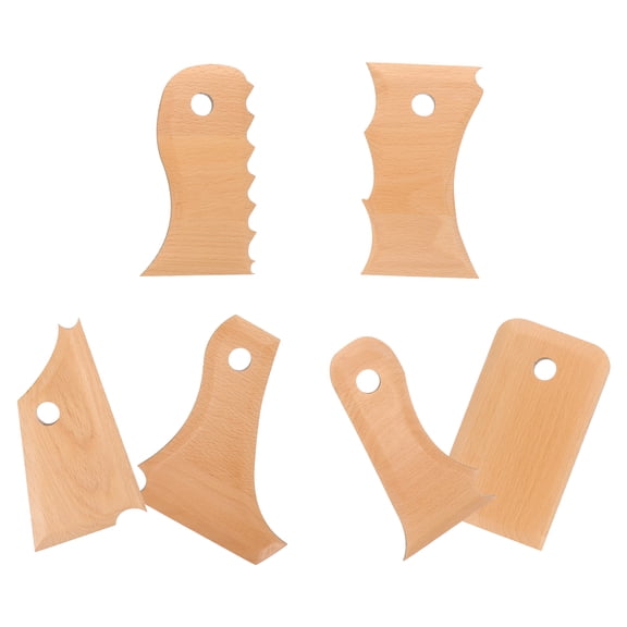 7pcs Pottery Figurine Tool Clay Sculpting Tool Diy Carve Scraper Pottery Scraper Craft Tool