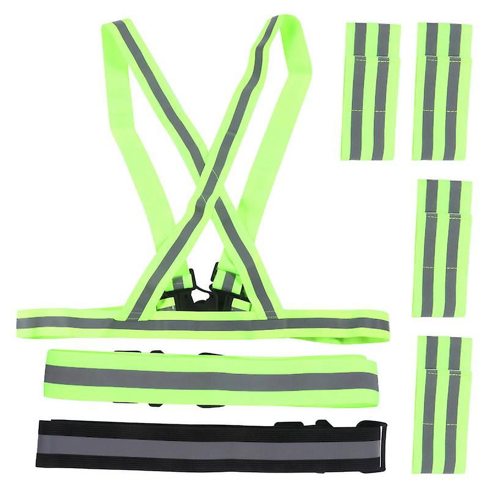 7pcs Reflective Running Vest