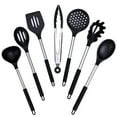 thumbnail image 1 of 7pcs Silicone Kitchen Utensil Set - Non-Stick, Heat-Resistant Cooking Tools for Home & Restaurant Use - Perfect for Christmas, Thanksgiving, Mother's Day, Graduation, Father's Day, 1 of 7