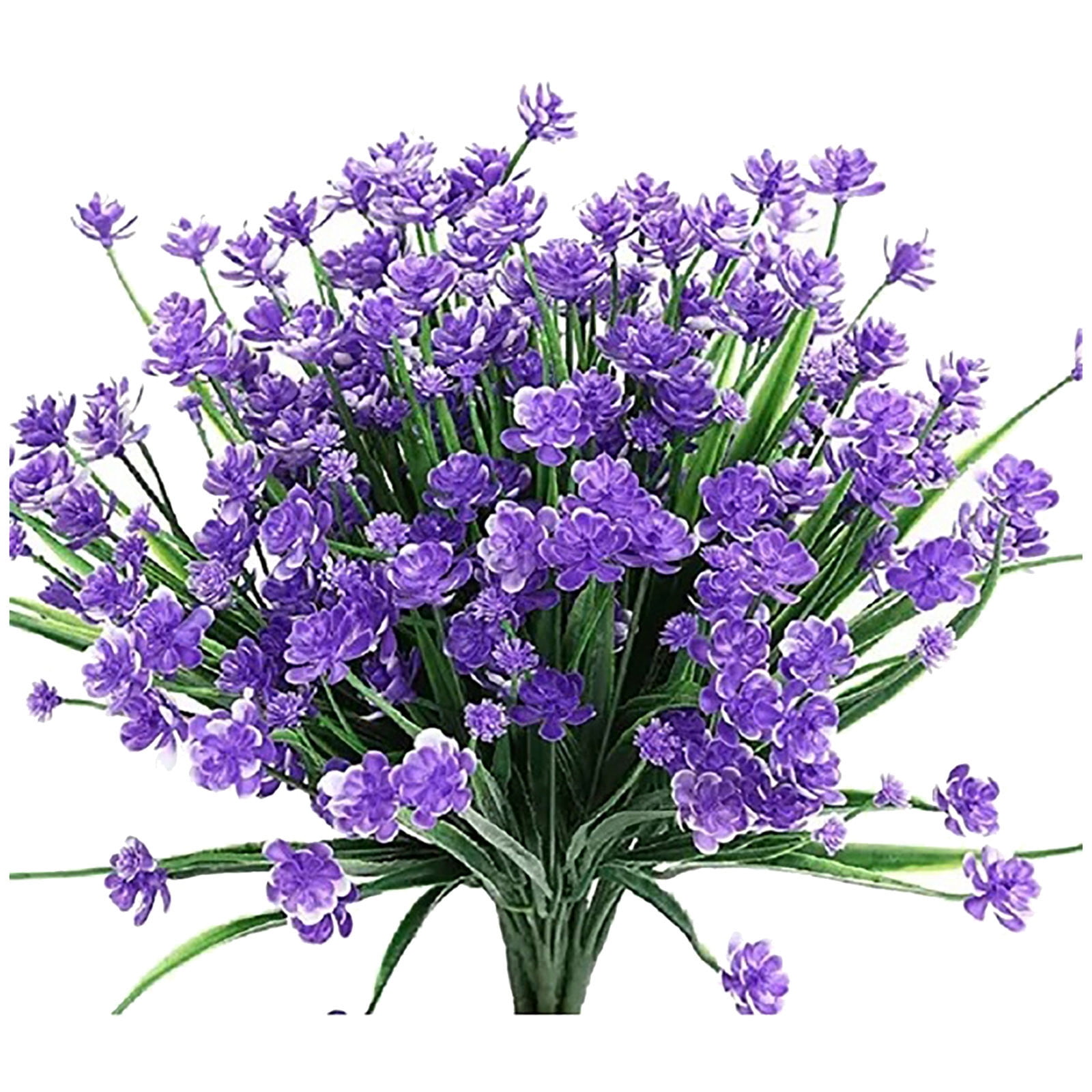 7pcs UV Resistant Outdoor Plastic Flowers, Artificial Flowers for ...