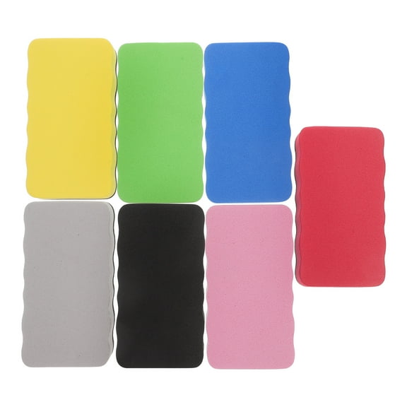 pingxizhi 7 Pcs Portable Whiteboard Erasers Classroom Supplies Office