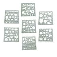thumbnail image 1 of 7pcs Wool Felt Mold Needle Felting DIY Craft Stencil Applique Handicraft Shaping Mould Sewing Accessories, 1 of 7
