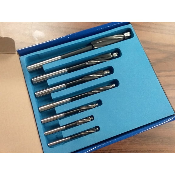 7pcs/set Cap Screw Counterbore Set, #6 up to 1/2", part# 510-001---new