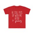 thumbnail image 1 of 7th Anniversary Wife Shirt, Gifts, Tshirt, T-shirt Tee, 1 of 2