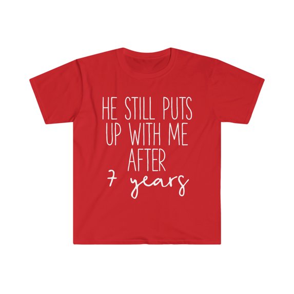 7th Anniversary Wife Shirt, Gifts, Tshirt, T-shirt Tee