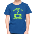 thumbnail image 1 of 7th Birthday Boy 7 Year Old 7th Birthday Level 7 Gamer Shirts for 7th Birthday Boy Shirt, 1 of 8