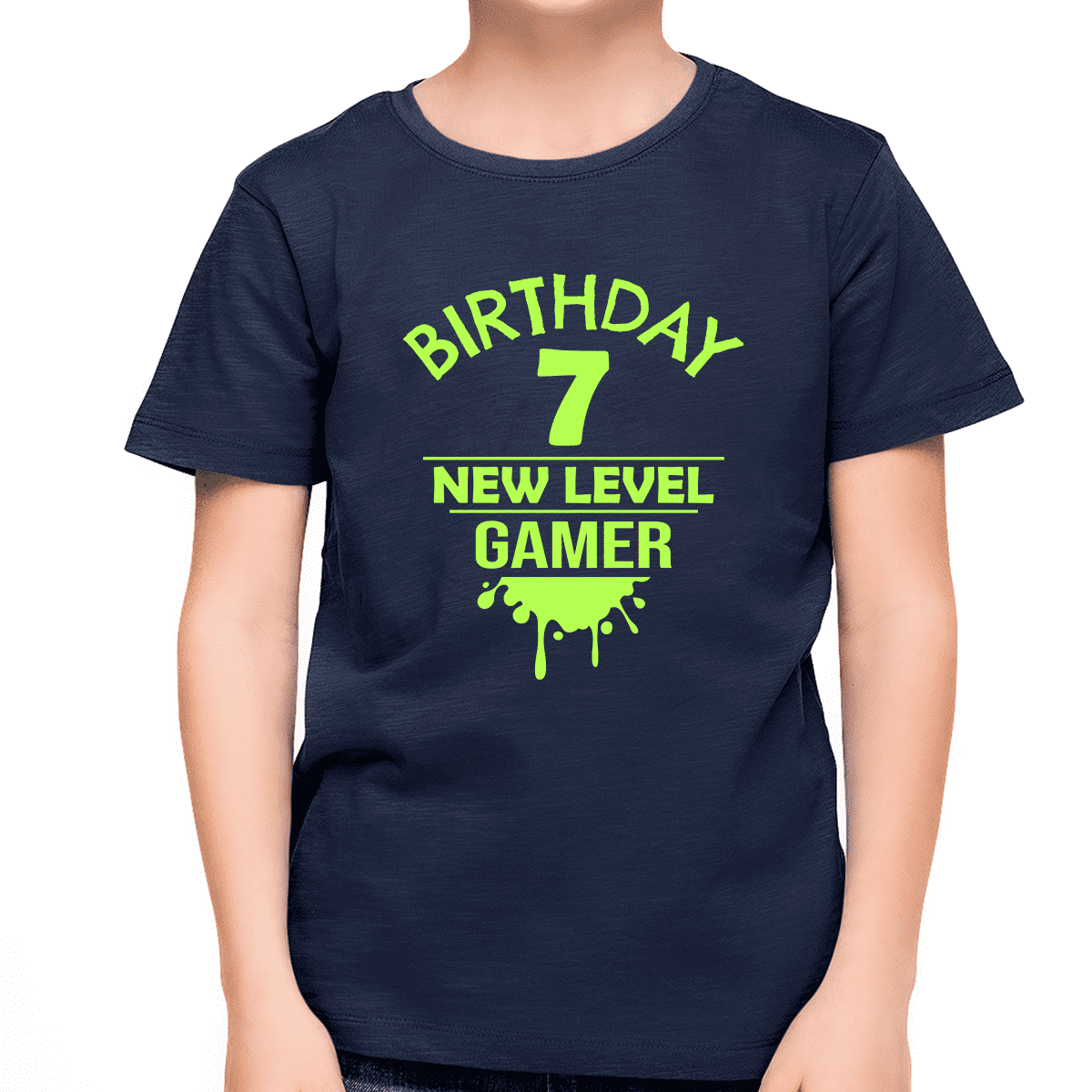 7th Birthday Boy Shirt 7 Year Old Birthday Shirt Gamer Shirt Birthday
