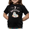 thumbnail image 1 of 7th Birthday Girl Shirt 7 Year Old Girl Birthday Shirt Cat Shirts for Girls Cute Girls Birthday Shirt, 1 of 7