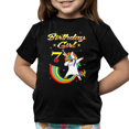 thumbnail image 1 of 7th Birthday Girl Shirt 7th Birthday Shirt for Girls Unicorn Birthday Outfit Unicorn Birthday Shirt for Girls, 1 of 9