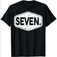 7th Birthday Party Tee for Kids, Age 7, Celebrating Seven Years