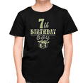 thumbnail image 1 of 7th Birthday Shirt Boys Birthday Outfit Boy 7 Year Old Boy Birthday Shirt Army Camo Birthday Boy Shirt, 1 of 6