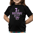 thumbnail image 1 of 7th Birthday Shirt Girls Birthday Outfit 7 Year Old Girl 7th Birthday Gifts Cute Birthday Girl Shirt, 1 of 6