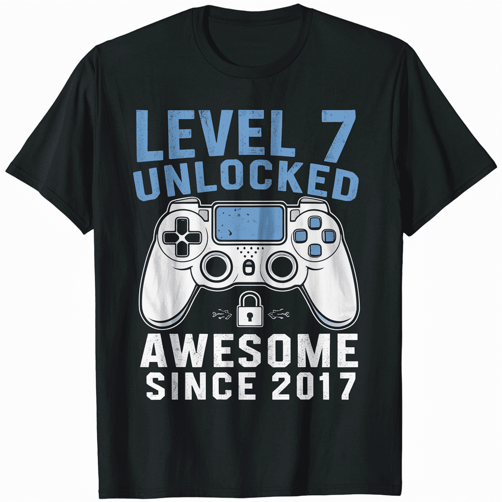 Gamer Birthday Shirt Level Up Video Game 6th Birthday Youth
