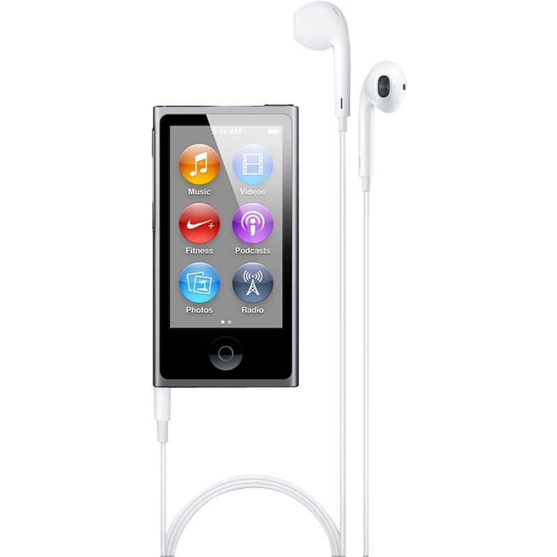 Open Box 7th Gen iPod Nano 16GB Space Gray MP3 player +1